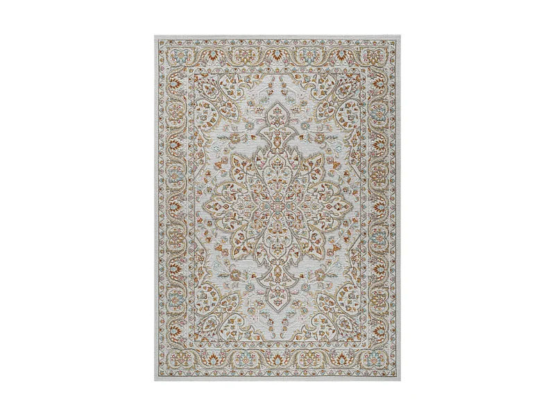 Tapis extérieur intérieur oriental multicolore - GRENADE 67 Crème 200*290