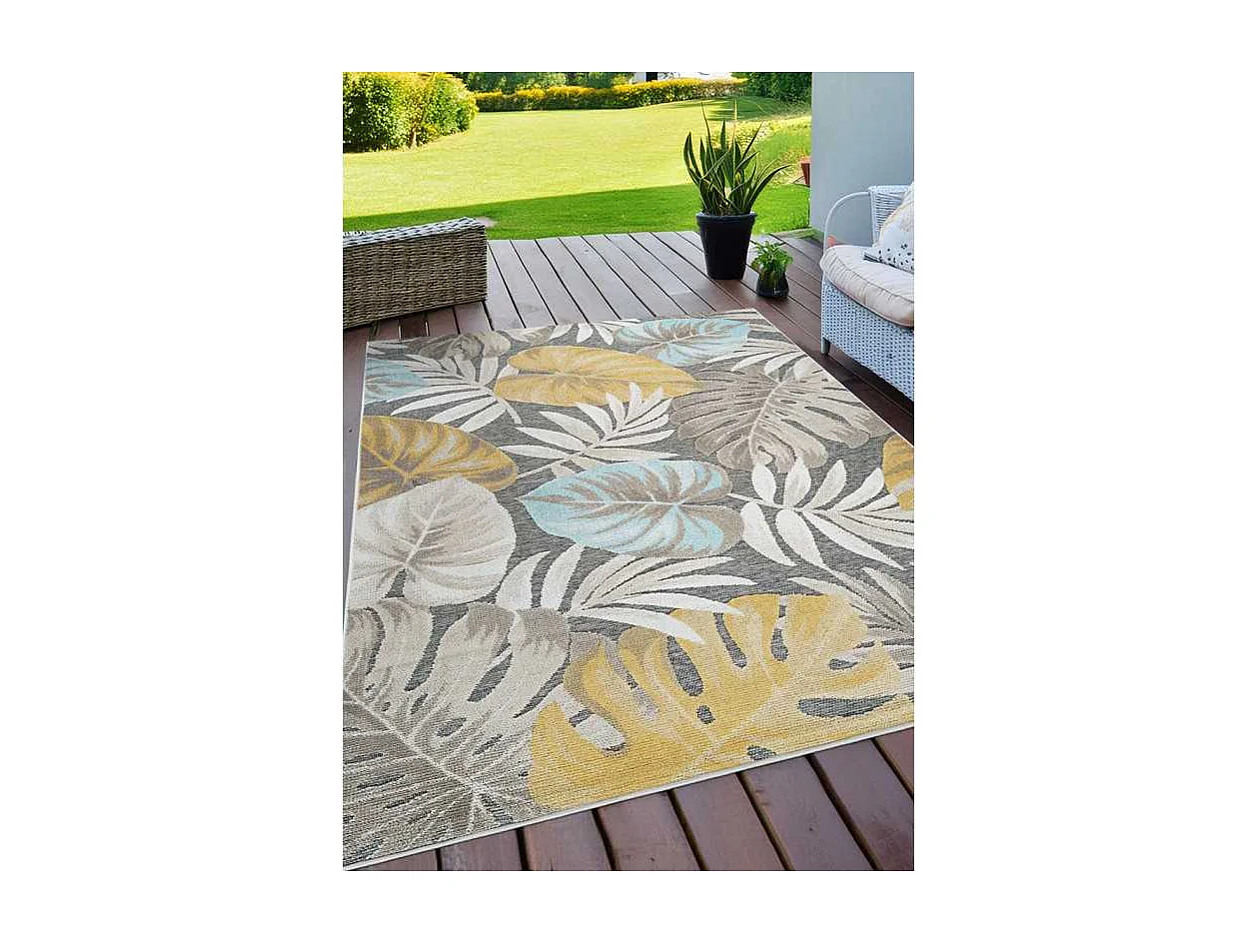 Tapis extérieur fleuris multicolore GRENADE 69 Multicolore 200*290