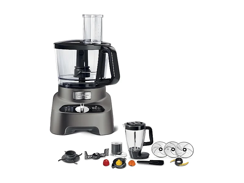 Moulinex Robot multifonction 2l 1000w gris - FP825E10