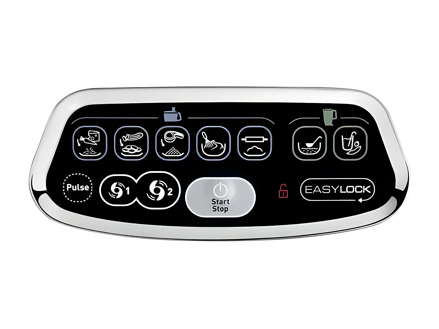 Moulinex Robot multifonction 2l 1000w gris - FP825E10