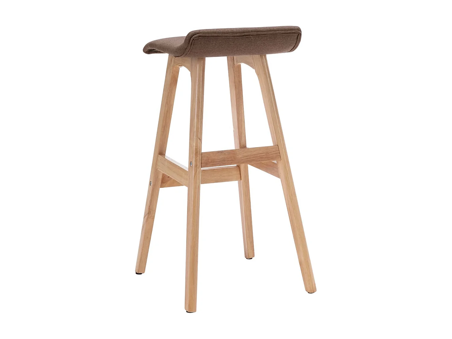 Barstoelen 2 st stof taupe