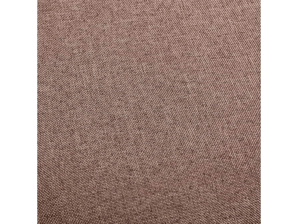 Tabourets de bar lot de 2 taupe tissu