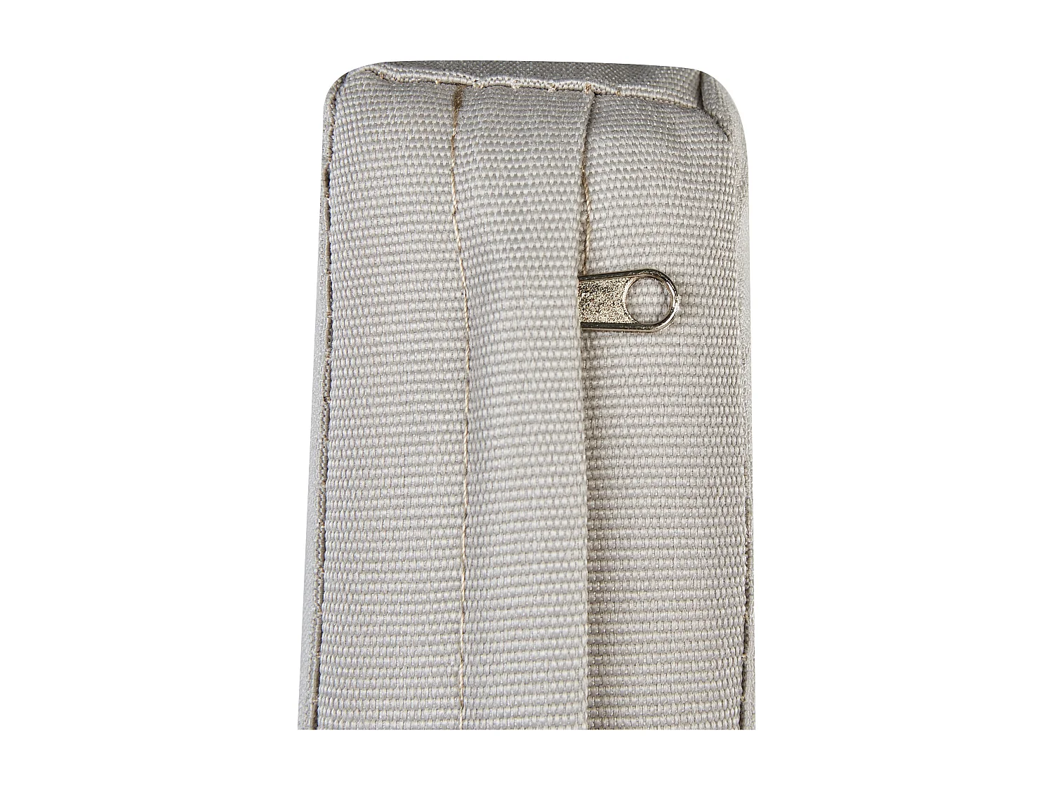 Lot de 6 chaises de jardin avec coussins TAVIANO Métal Gris