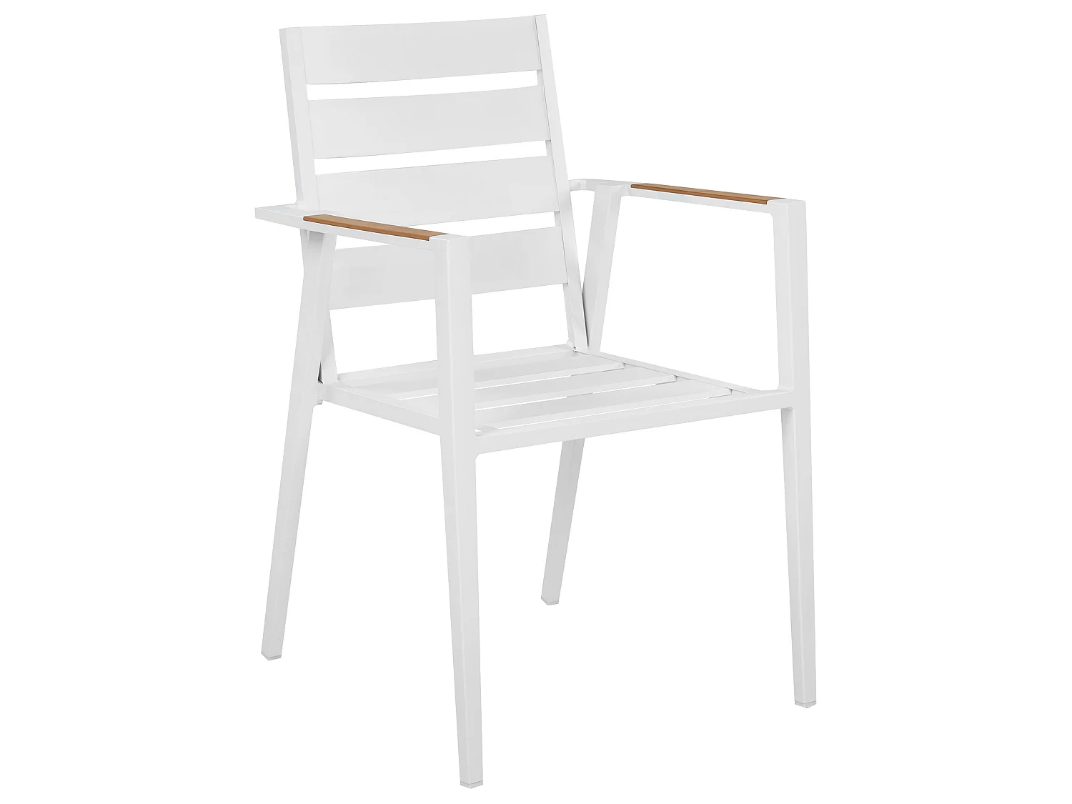 Set mit 6 Stühlen und Sitzkissen TAVIANO Metall Grau