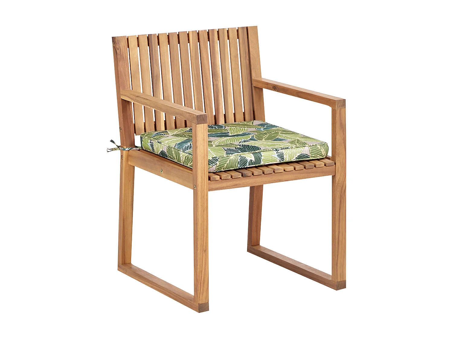 Set van 8 stoelen met zitkussen SASSARI II Groen