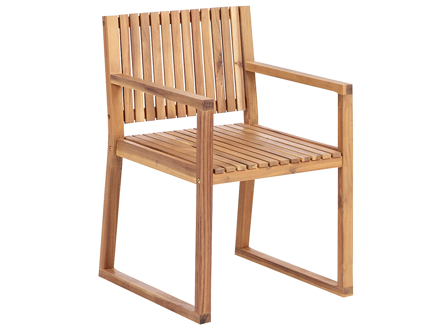 Lot de 8 chaises de jardin avec coussins SASSARI II Bleu marine