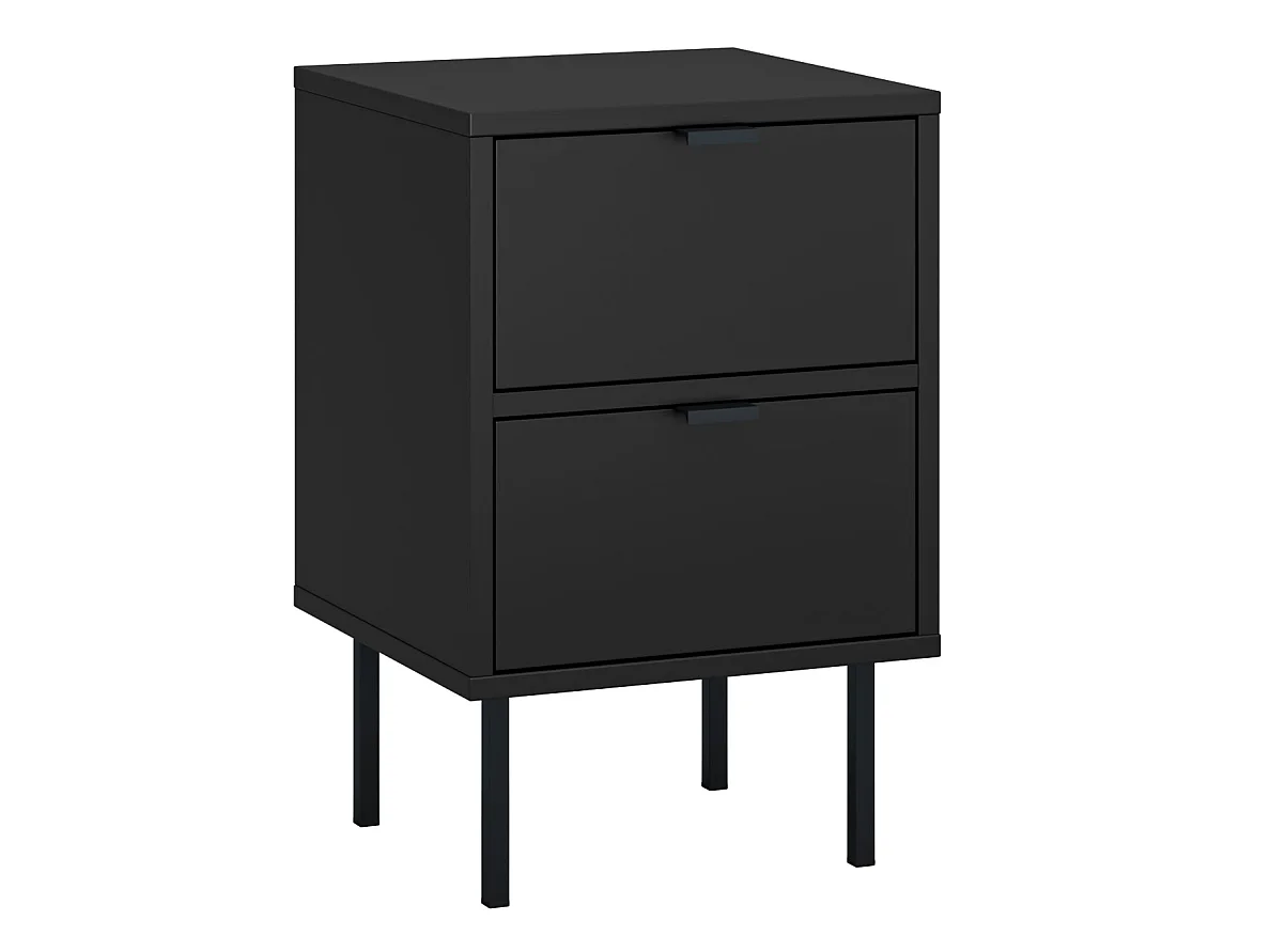 NACHTKONSOLE Ido schwarz 35 / 34 / 54cm