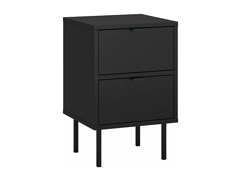 Nachttisch IDO schwarz 35 / 34 / 54 cm