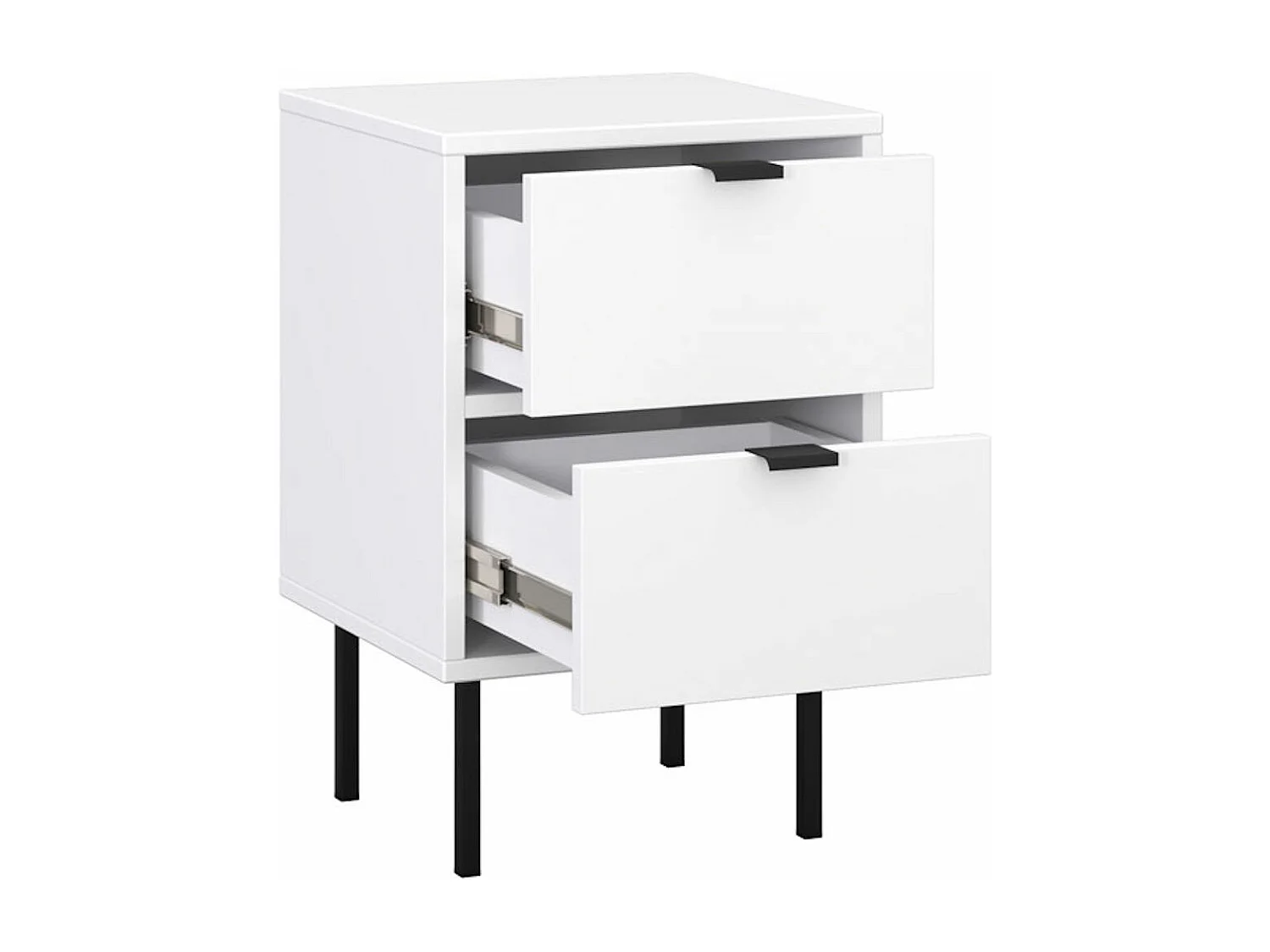 Nachttisch IDO weiß 35 / 34 / 54 cm