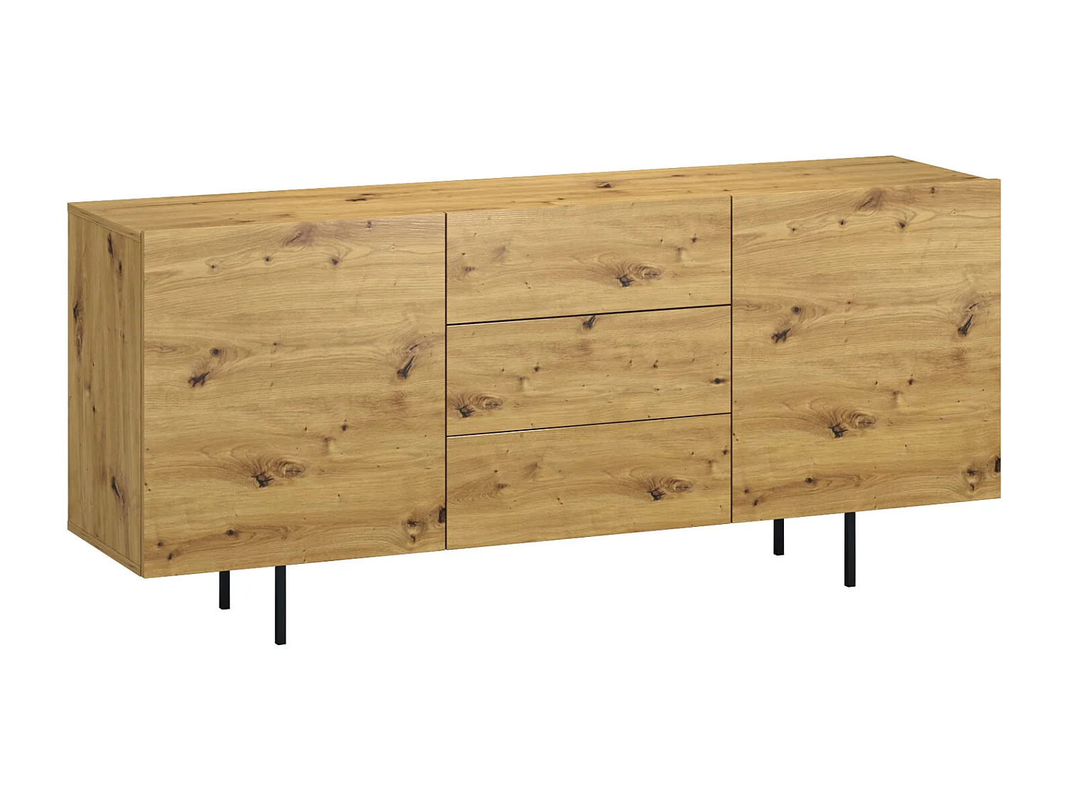 Kommode COCO Artisan Eiche 163 / 41 / 72 cm