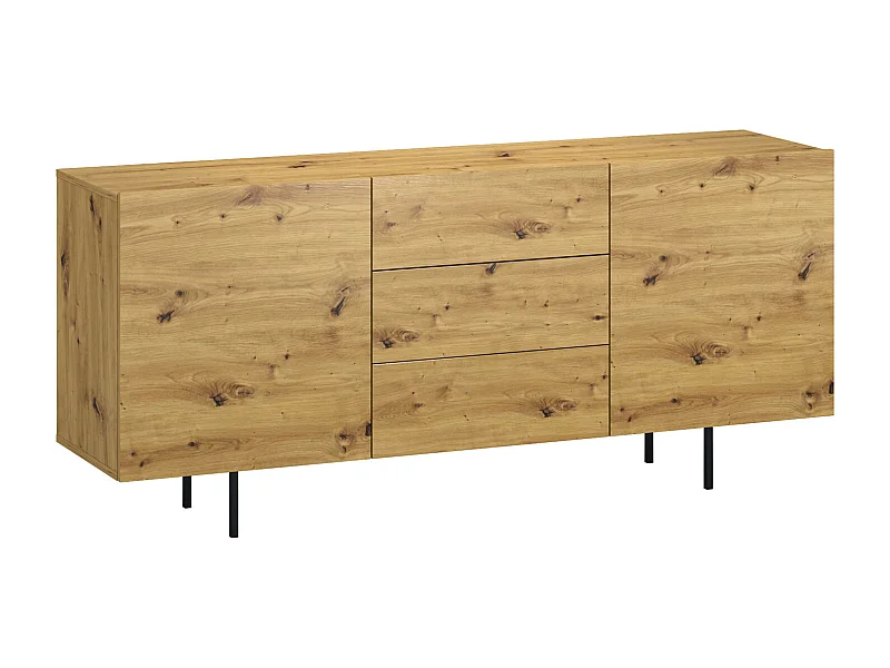 Kommode COCO Artisan Eiche 163 / 41 / 72 cm