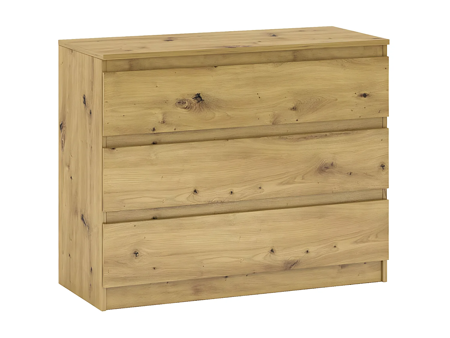 Kommode A12a Artisan Eiche 106 / 45 / 84 cm