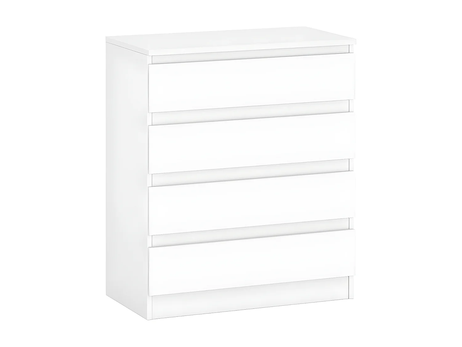 Kommode A3b weiß 72 / 37 / 85 cm