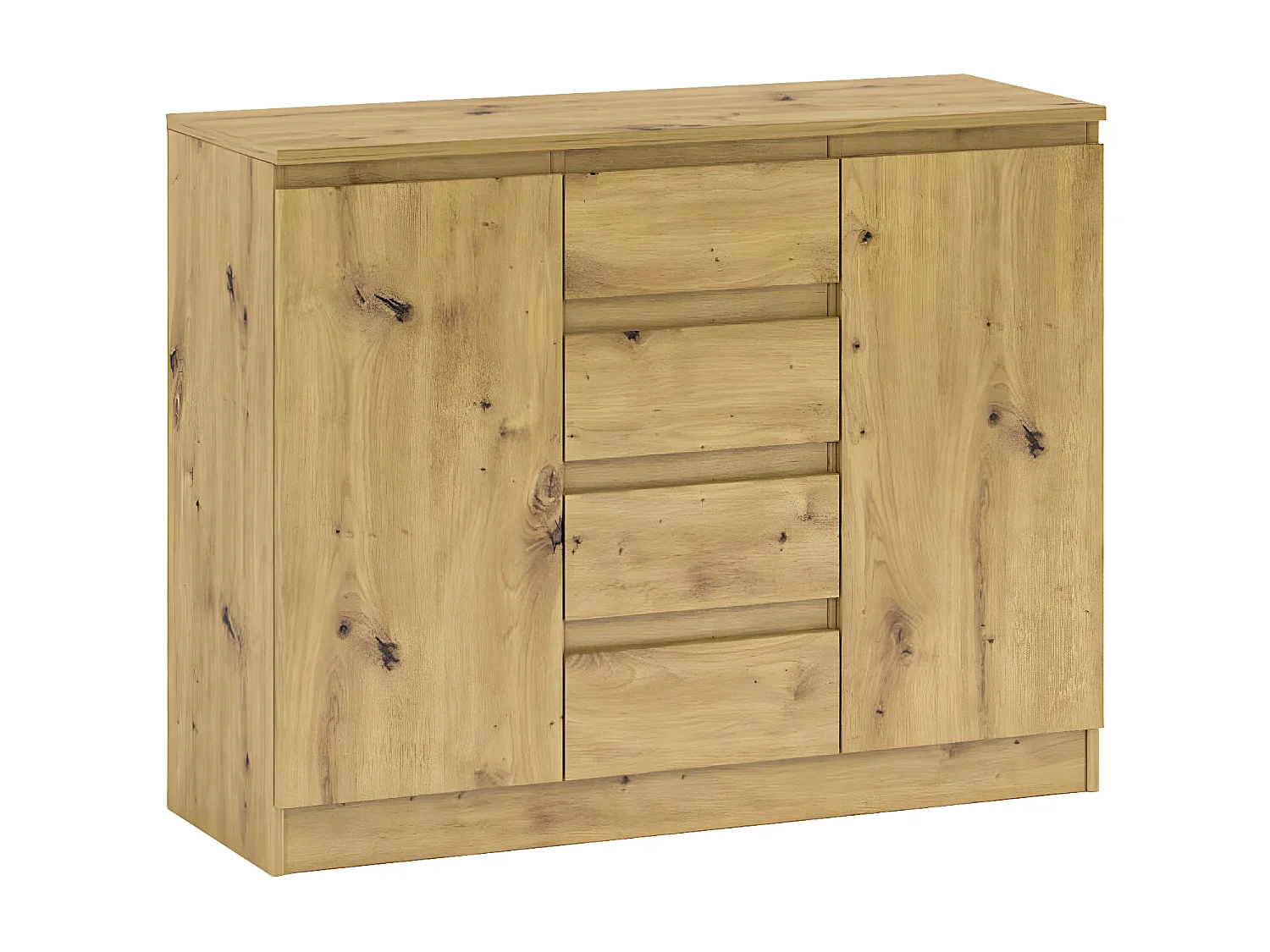 Kommode A1a Artisan Eiche 109 / 37 / 85 cm