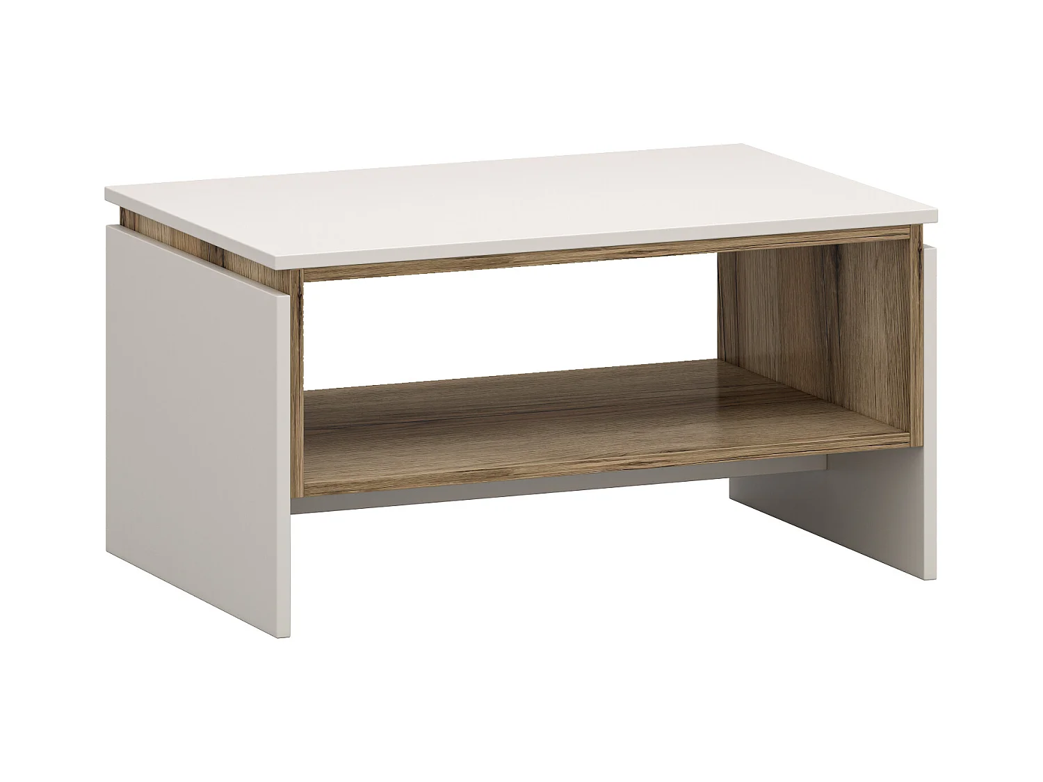 COUCHTISCH Tirion kaschmir / Eiche Delano 52 / 80 / 42cm
