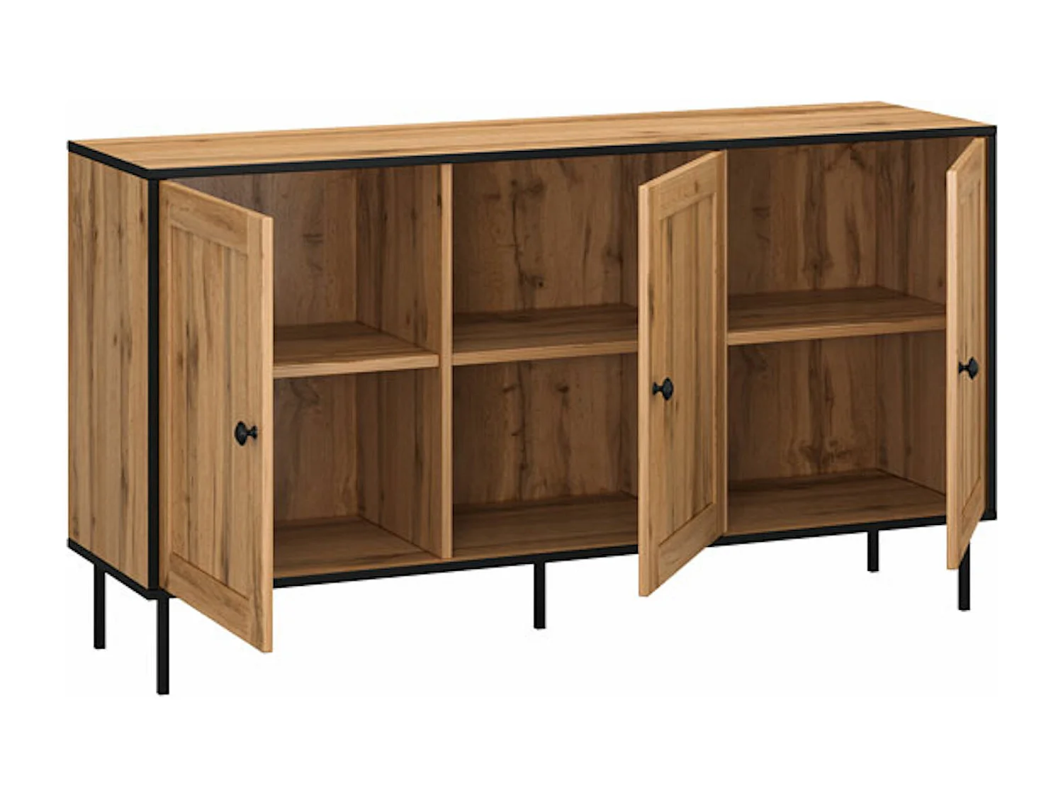 Kommode KENDO Wotan Eiche 144 / 40 / 79 cm