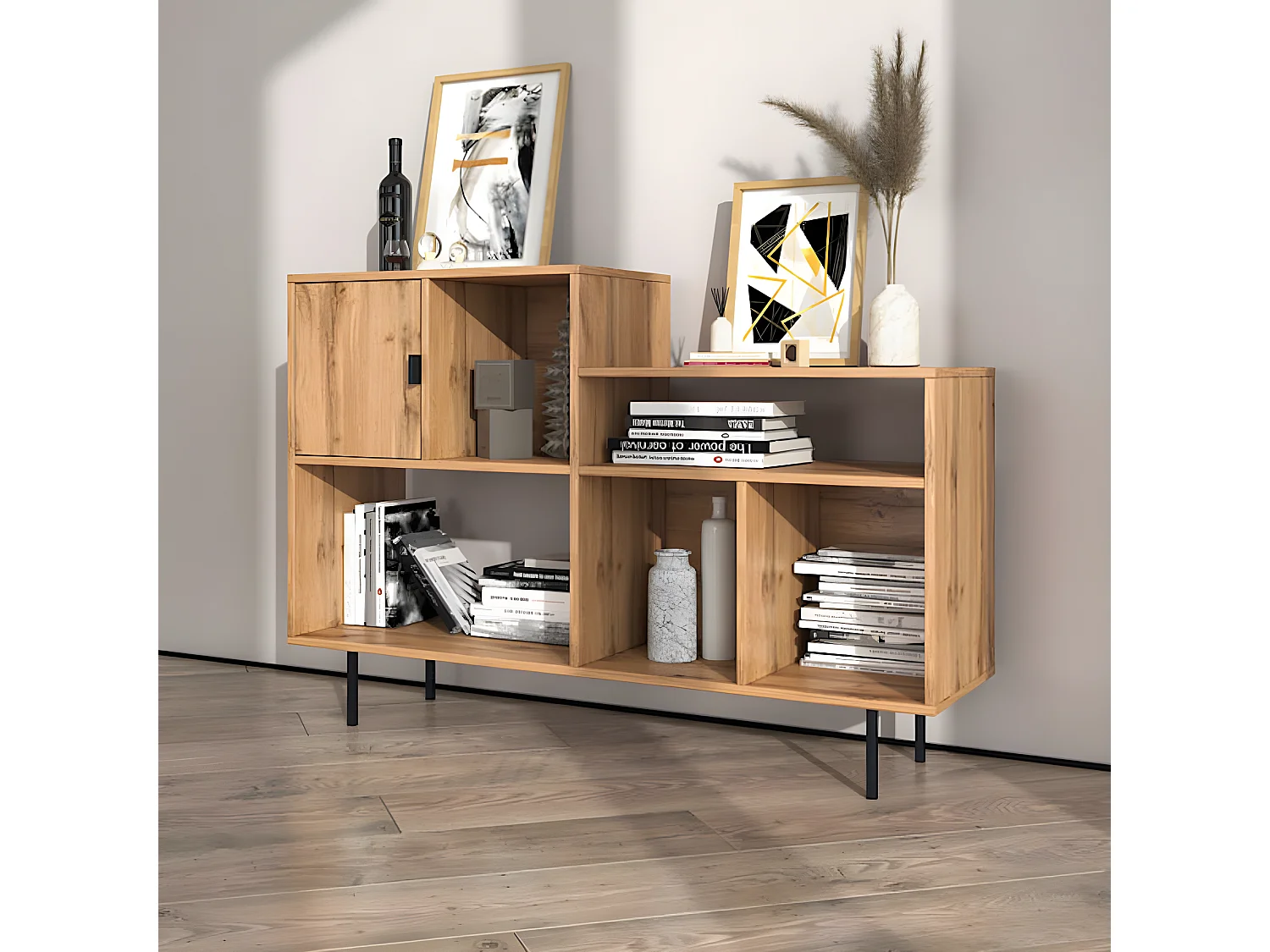 KOMMODE Kendo Wotan Eiche 125 / 35 / 84cm