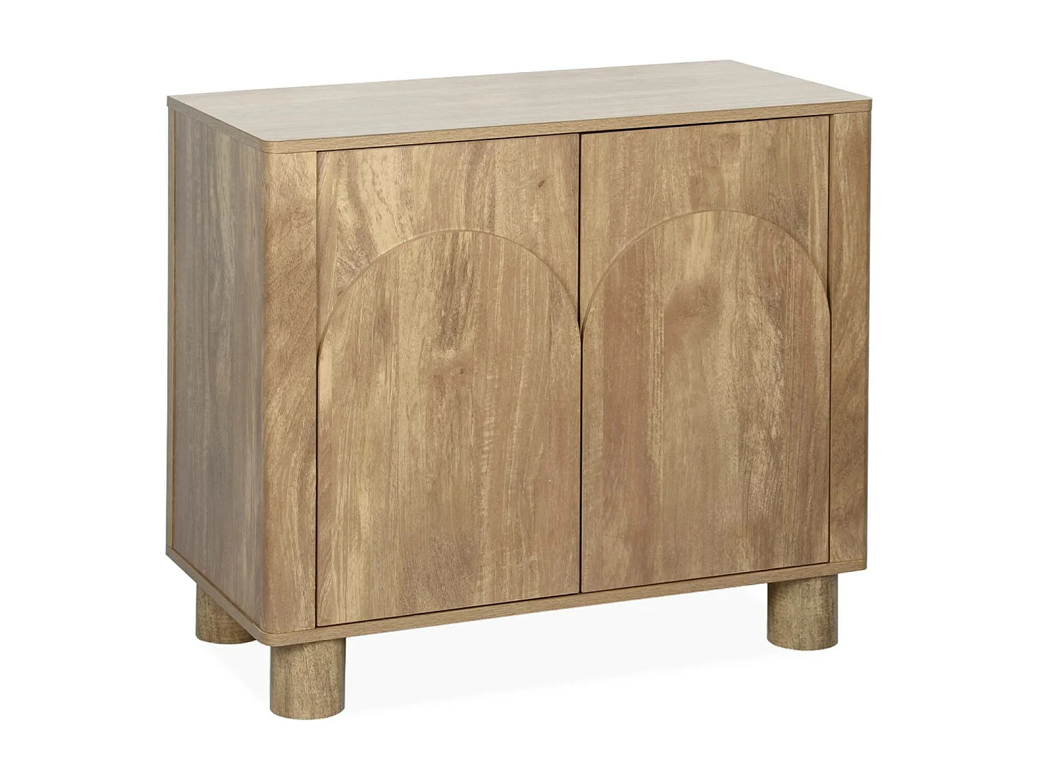 Aparador exótico 2 puertas, 80cm natural