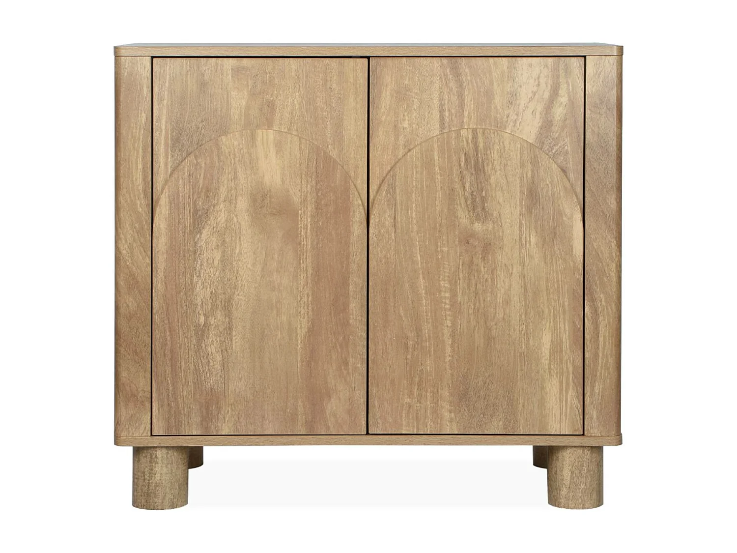 Aparador exótico 2 puertas, 80cm natural