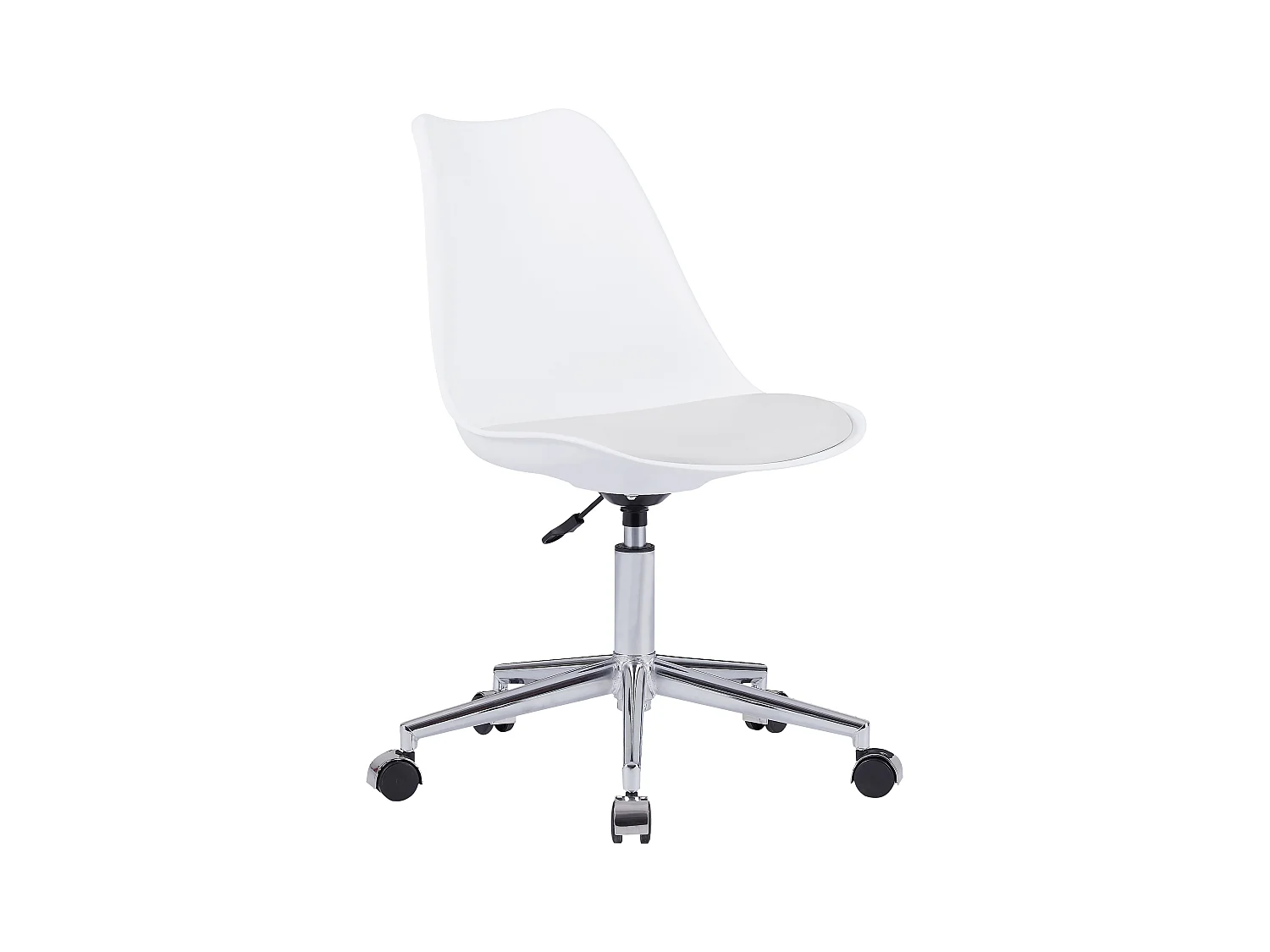 Bureaustoel - Polypropyleen en kunstleer - Wit - XAFY