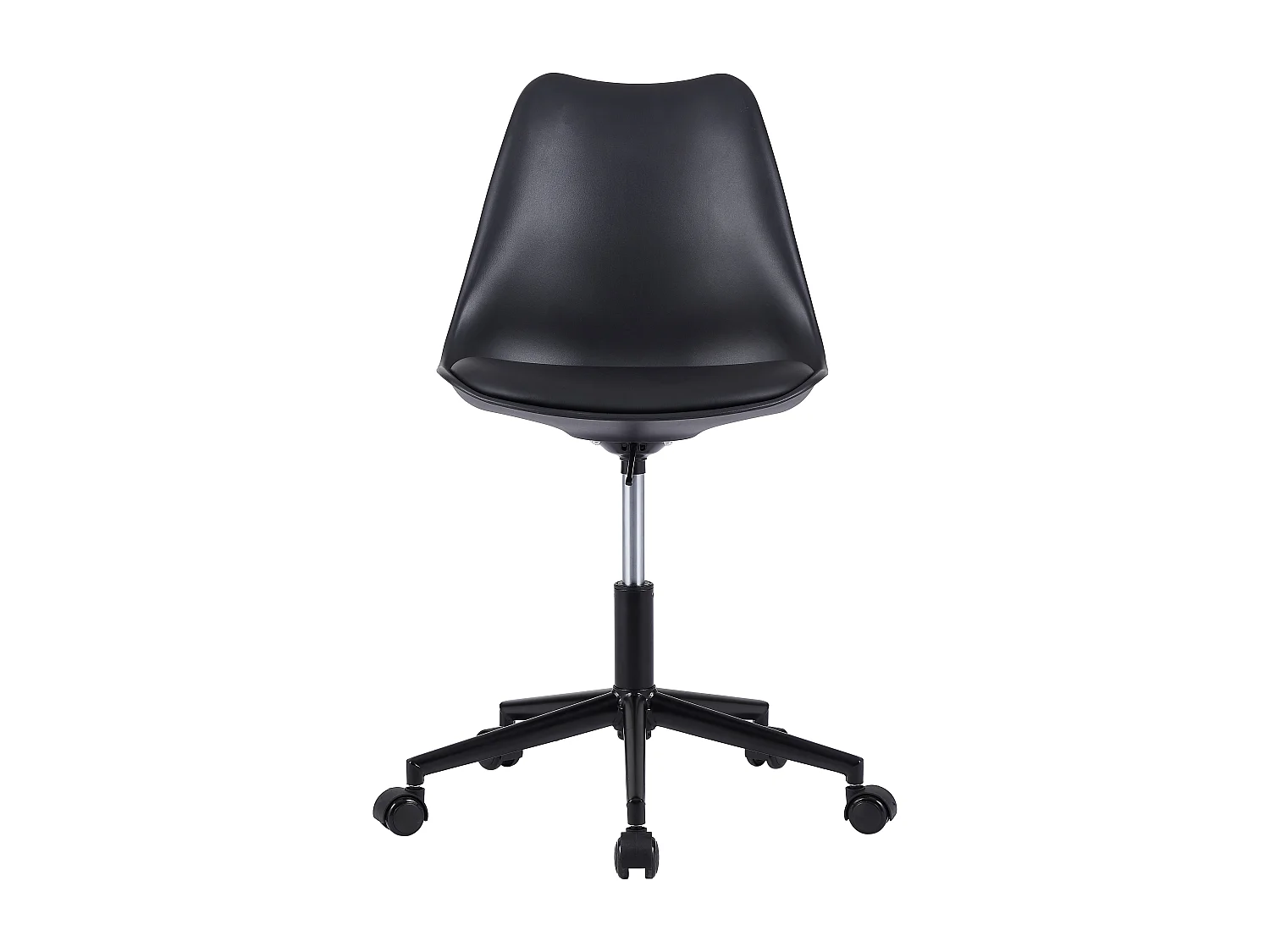 Bureaustoel - Polypropyleen en kunstleer - Zwart - XAFY