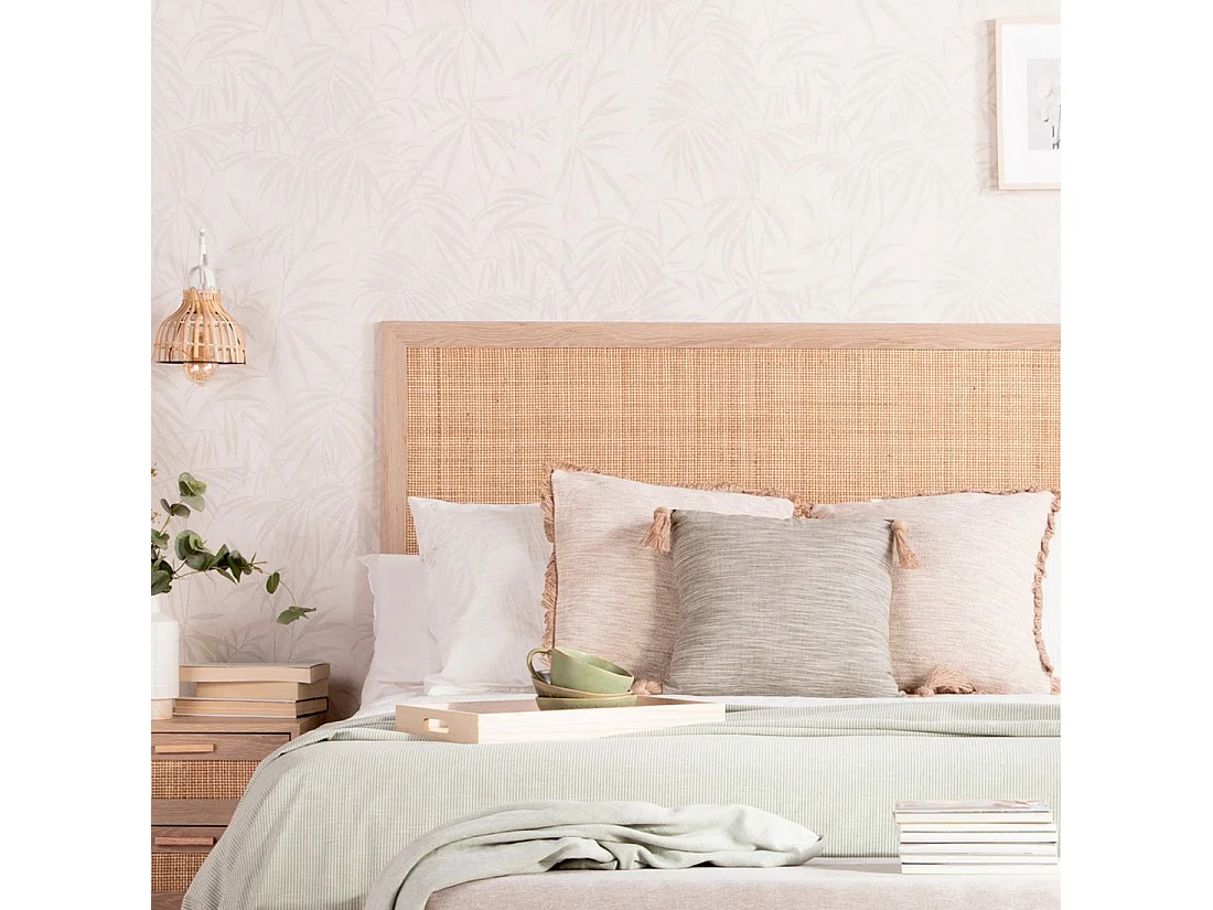 Cabecero doble de Fibra natural Natural 59 x 160- Tahiti