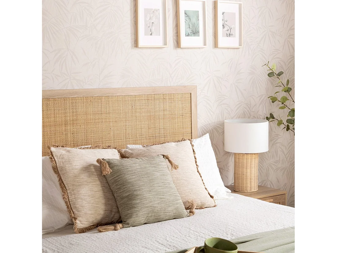 Tête de lit double en rotin naturel 160x59 cm-Tahiti