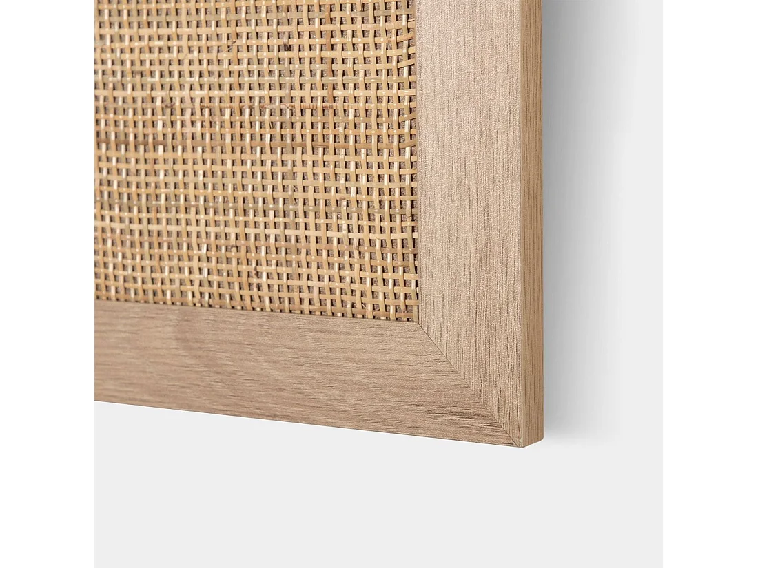 Tête de lit double en rotin naturel 160x59 cm-Tahiti