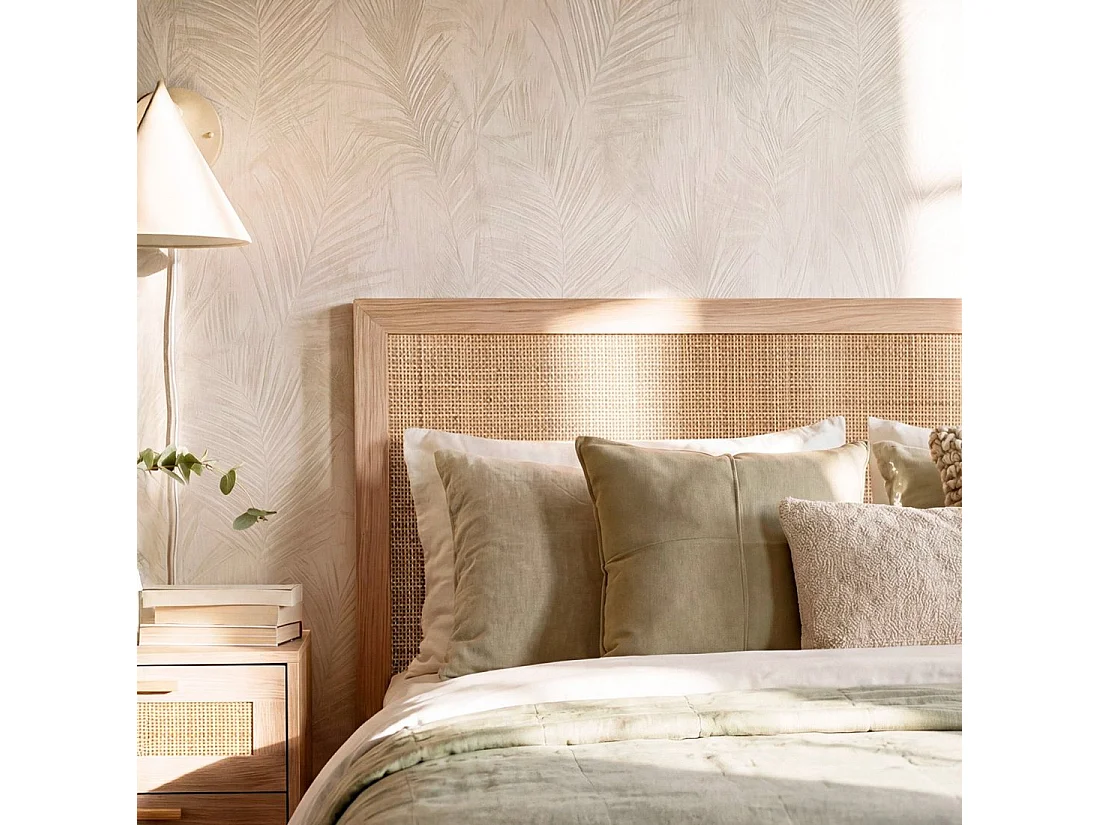 Cabecero doble de Fibra natural Natural 59 x 160- Tahiti