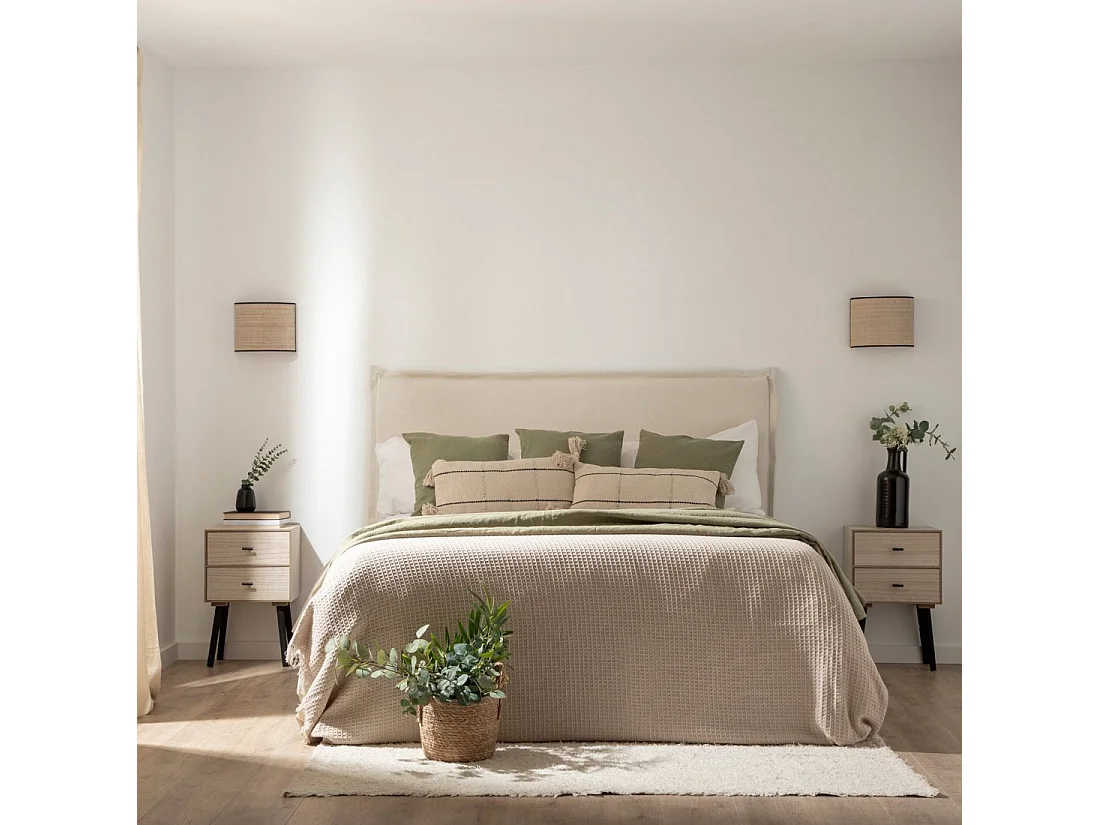 Mesita de noche 2 cajones