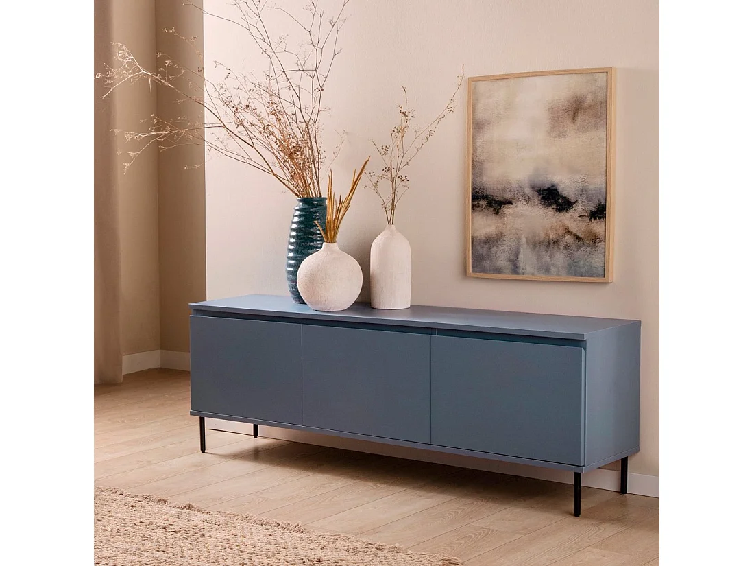 Mueble TV 160 de Lacado Azul 59 x 160- Esben