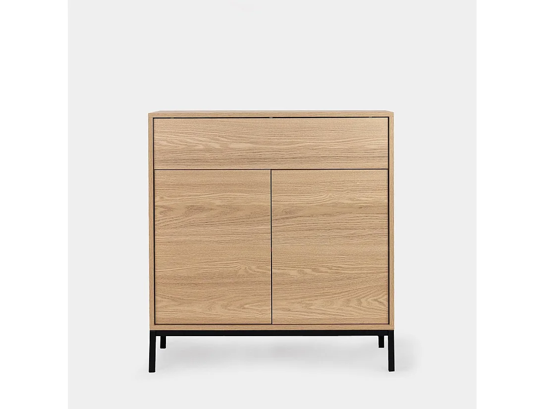 Mueble recibidor de Madera Natural 85 x 80- Remi