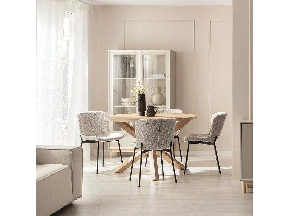 Packs 4 sillas Gris 50 x 80 cm