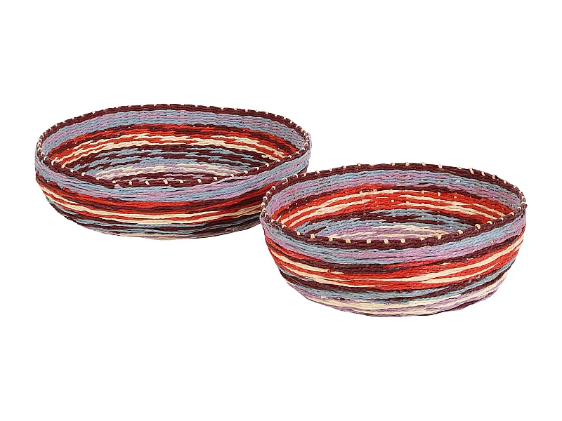 Bol décoratif en papier - 12 x Ø35 - Multicolore - STRIPE