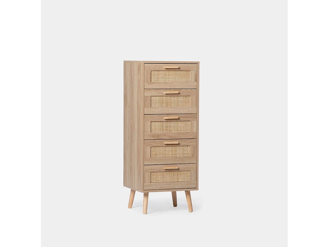 Cajonera estrecha de Fibra natural Natural 107 x 42- Tahiti