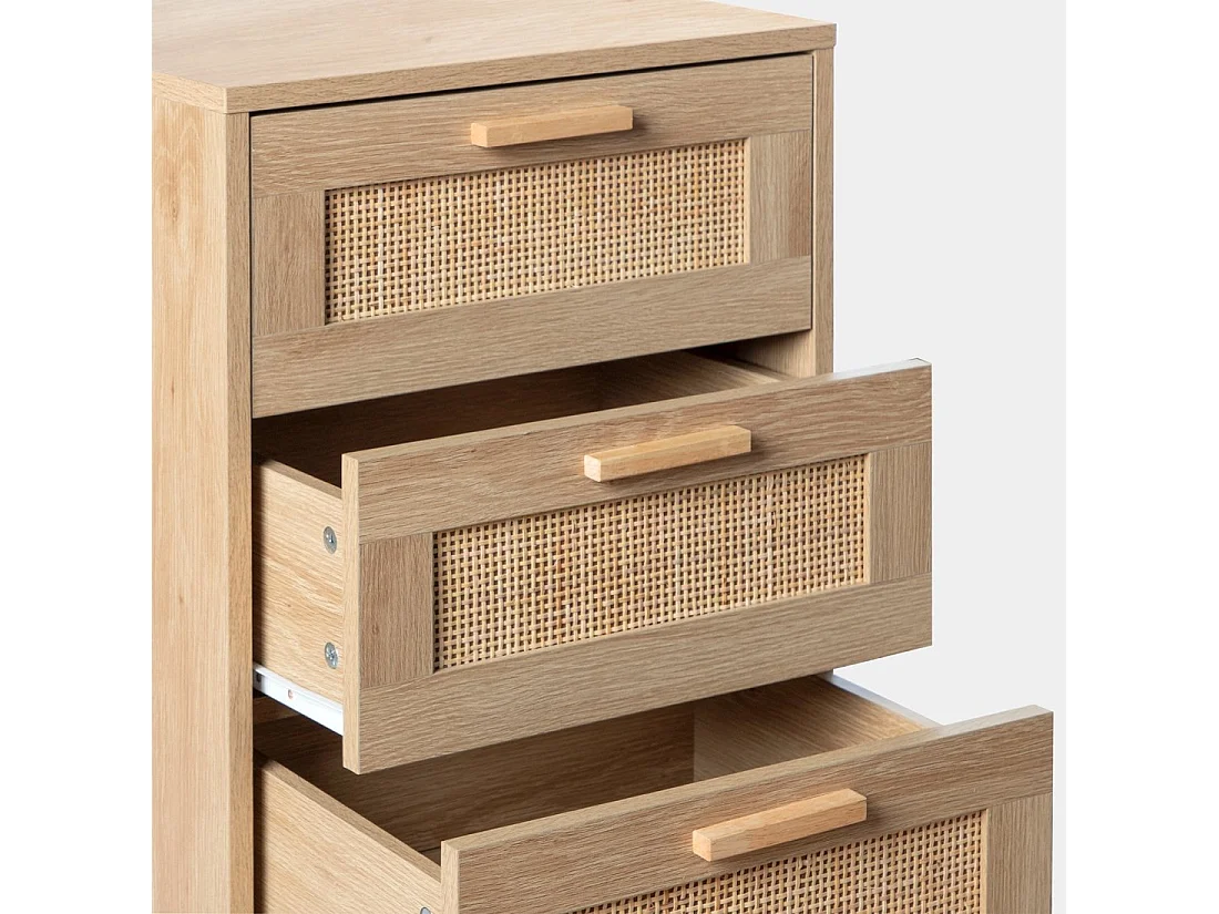 Cajonera estrecha de Fibra natural Natural 107 x 42- Tahiti