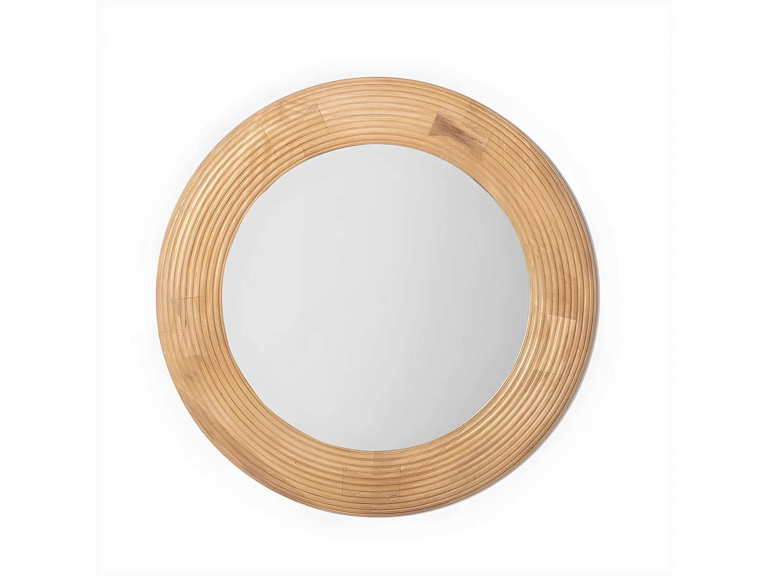 Espejo de pared de Madera Natural 68 x 68- Aura