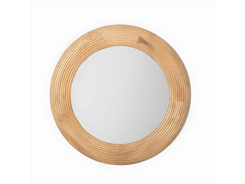 Espejo de pared de Madera Natural 68 x 68- Aura