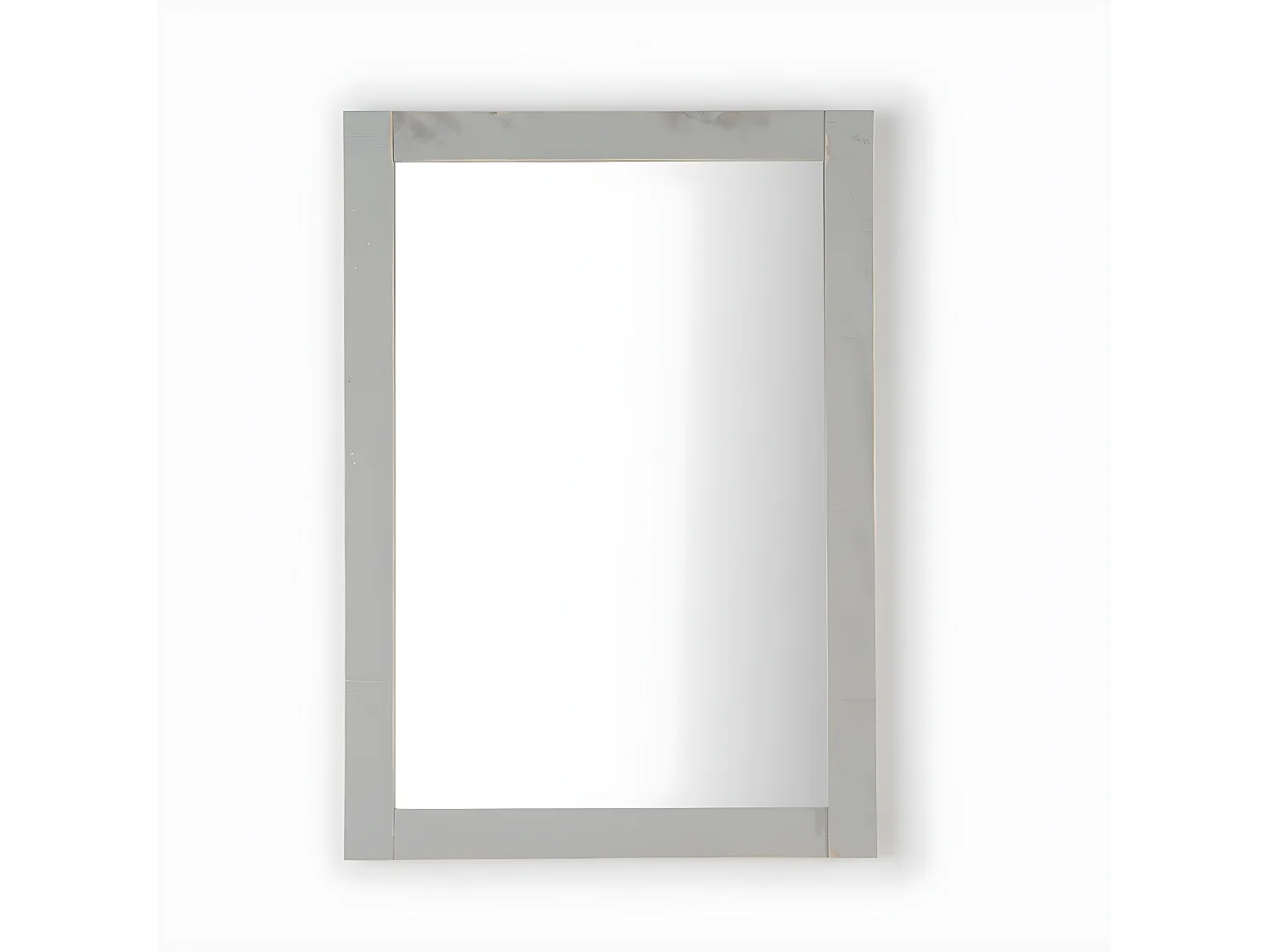 Espejo de  pared de Madera Gris 90 x 60- Braul