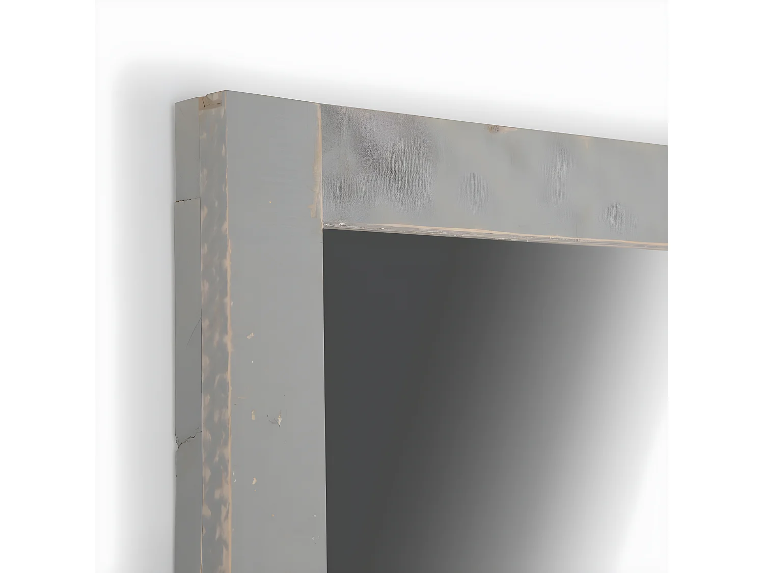 Espejo de  pared de Madera Gris 90 x 60- Braul