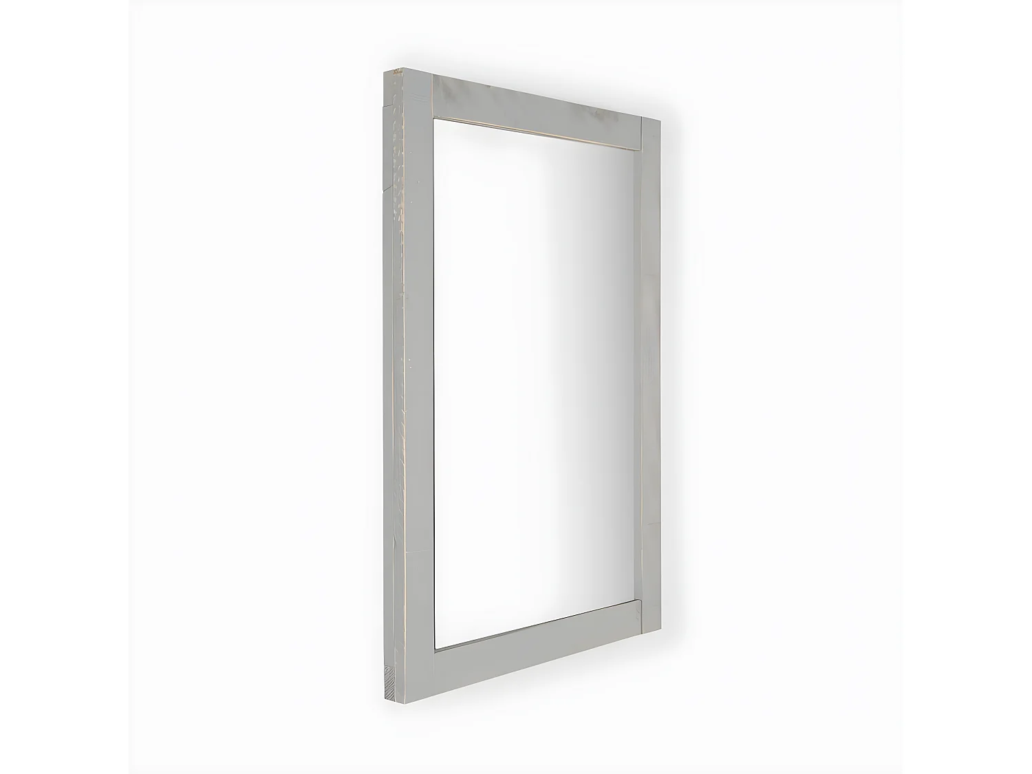 Espejo de  pared de Madera Gris 90 x 60- Braul