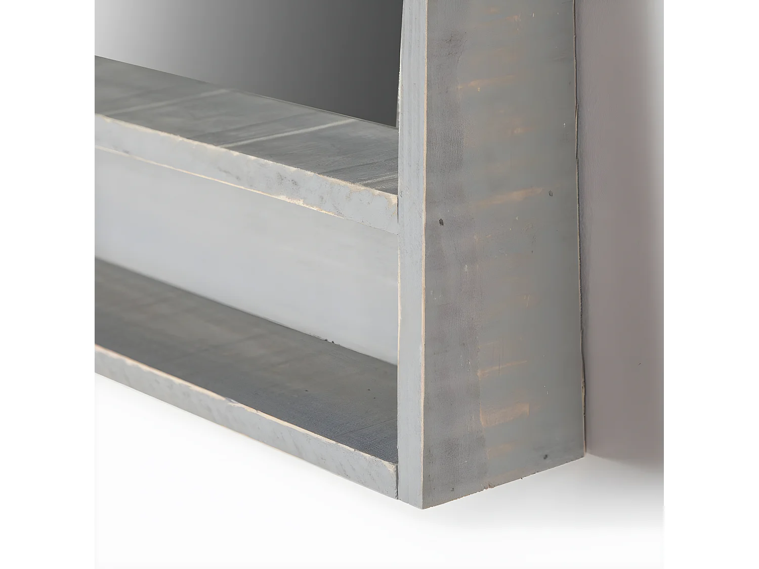 Espejo de  pared de Madera Gris 90 x 60- Arno