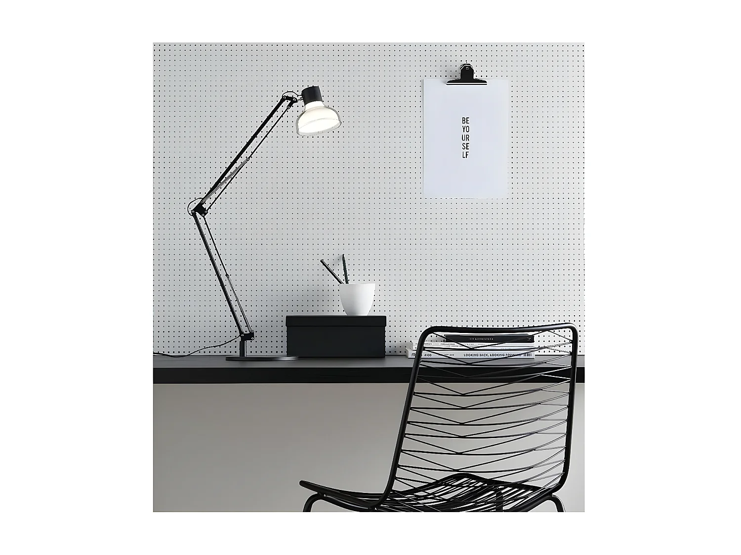 Lampe de bureau Led articulée Jock noire - Markslöjd