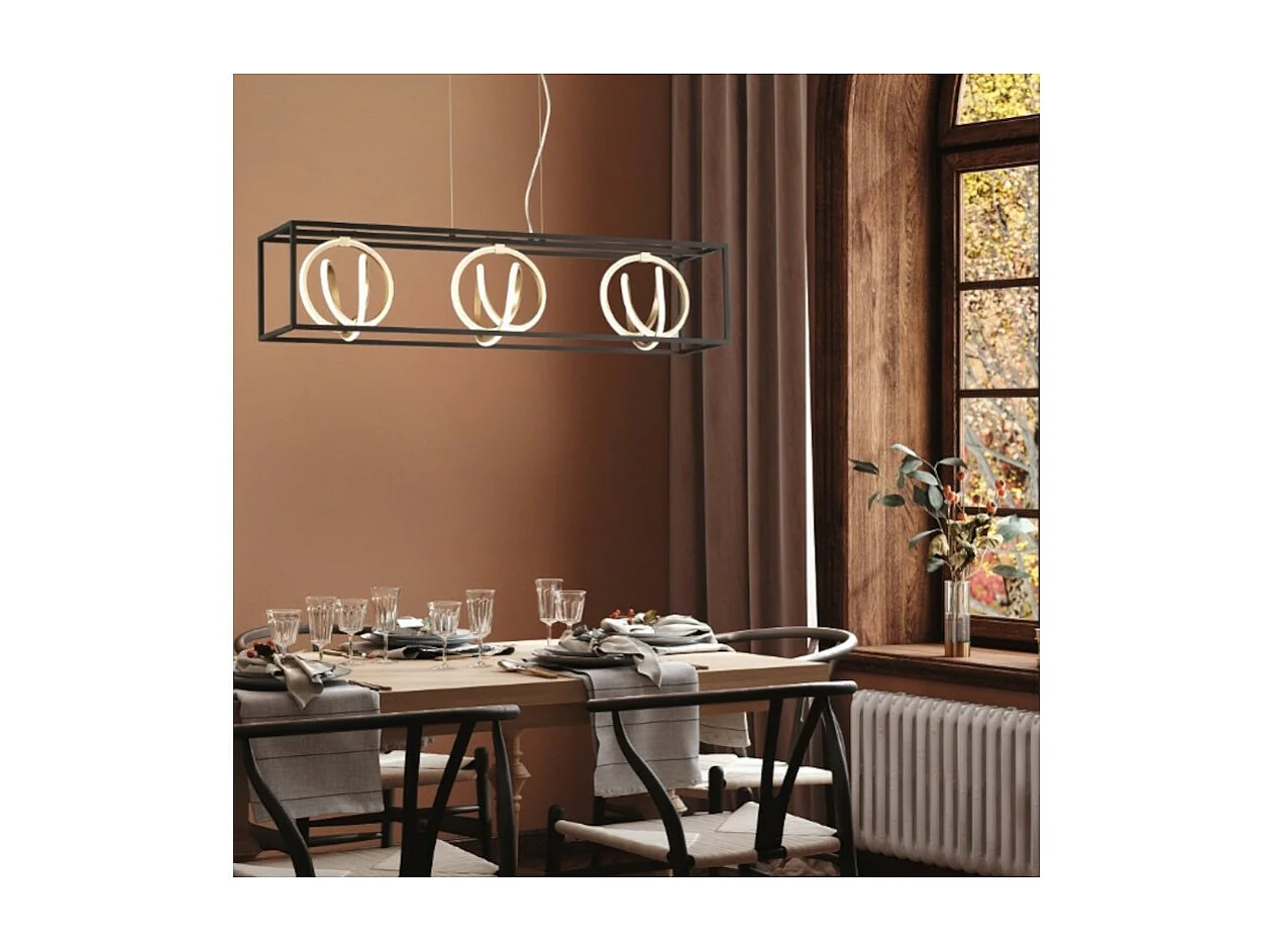 Suspension Led CCT 3 points lumineux - Fischer & Honsel - Gisi