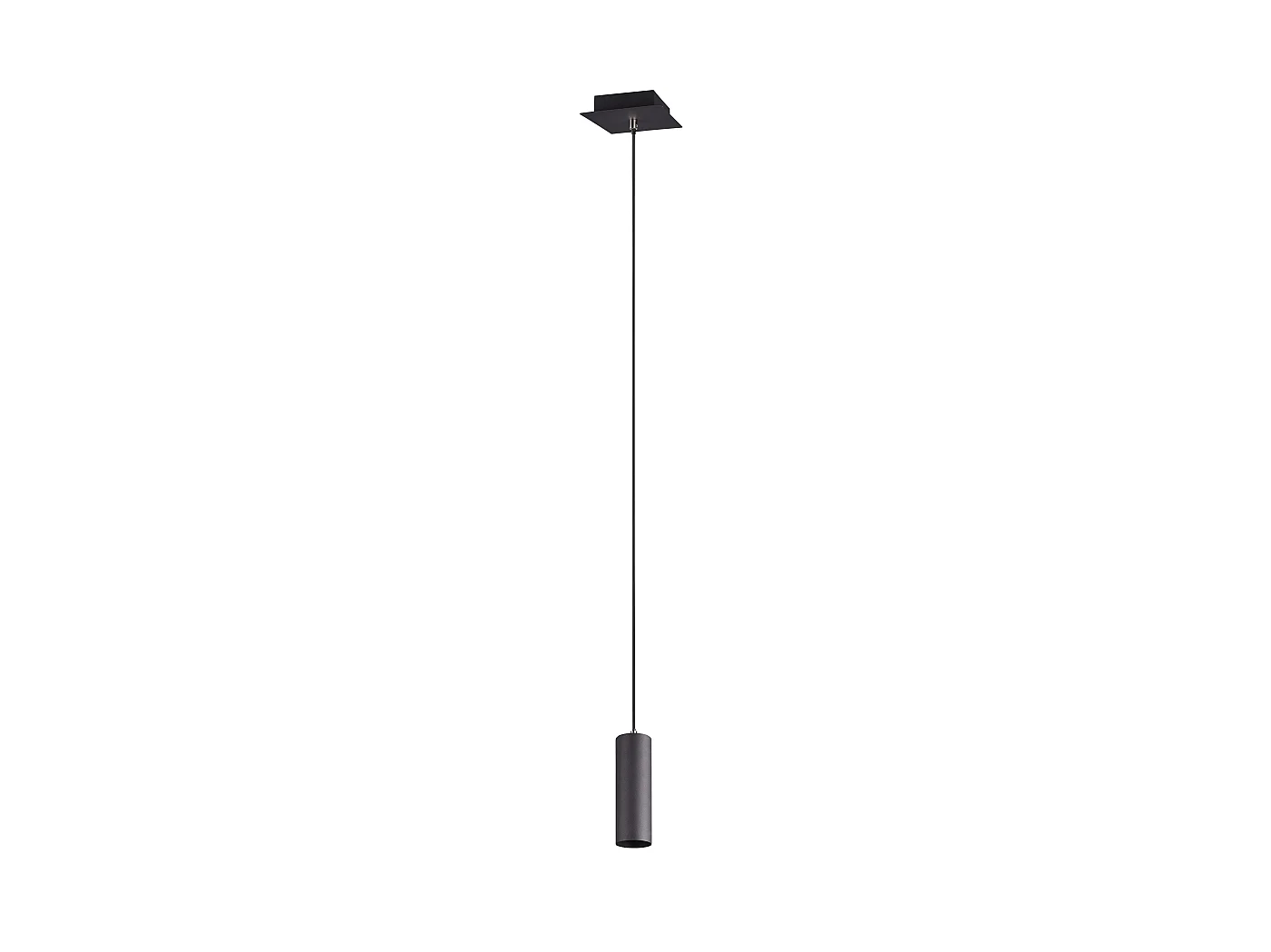 Suspension Led 1 lampe culot GU10 noir - Trio - Marley