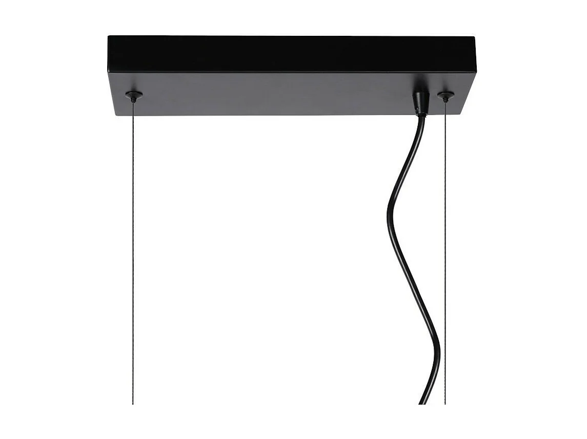 Suspension Led noire Fabian 4 points lumineux - Lucide
