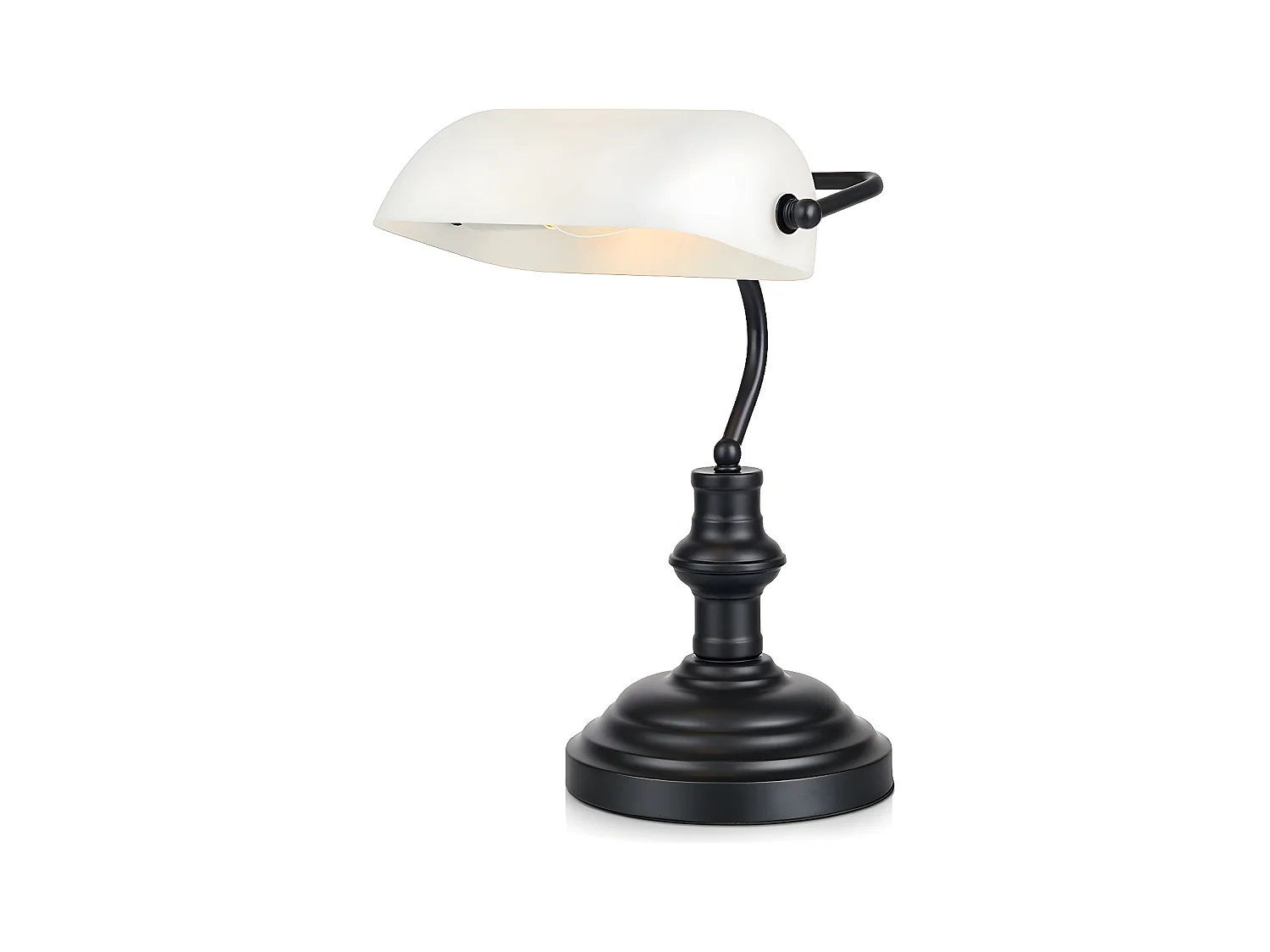 Lampe de table banquier Bankers blanche - Markslöjd
