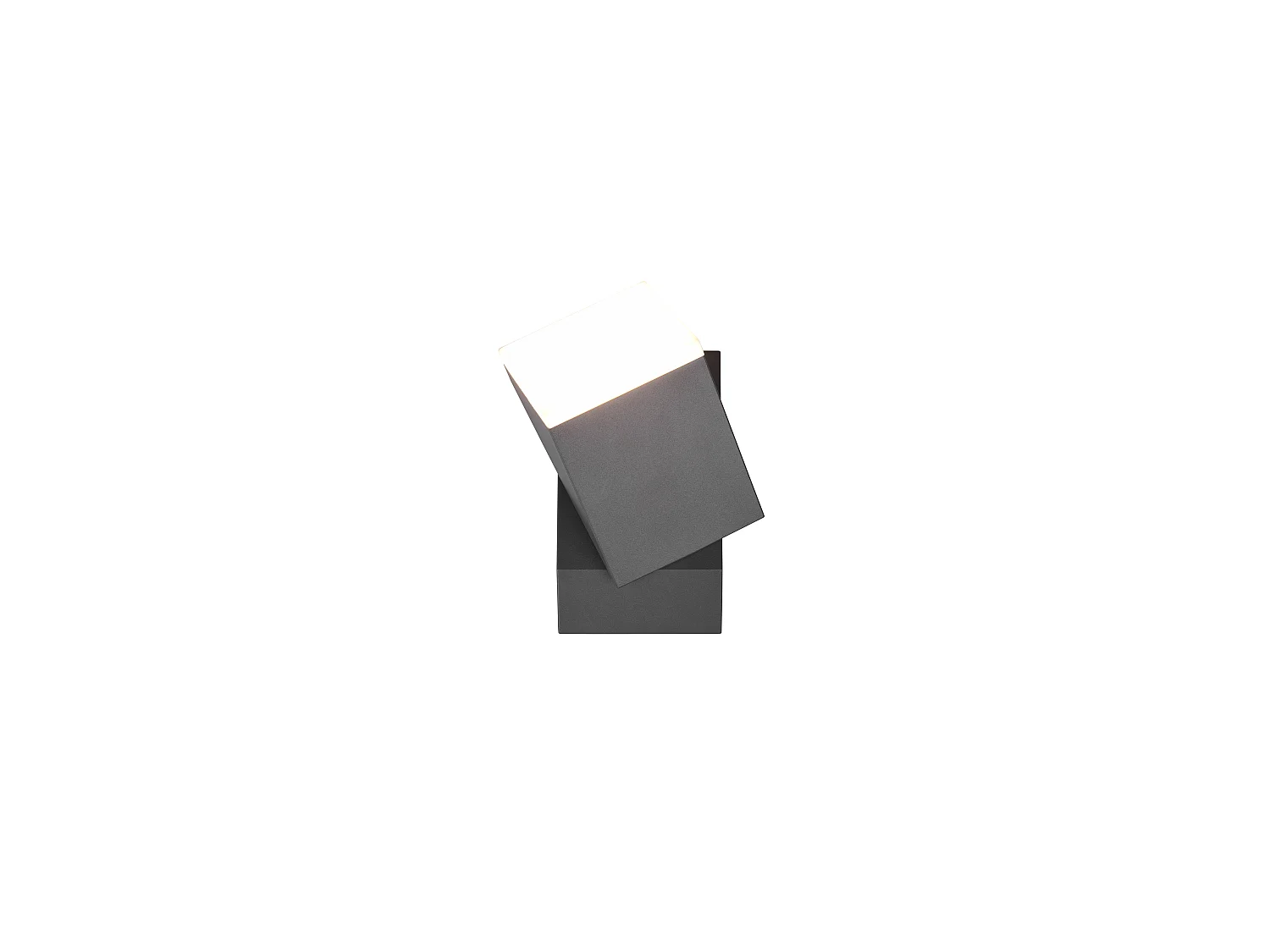 Wandlamp AVON - 0x0x16 cm - Antraciet