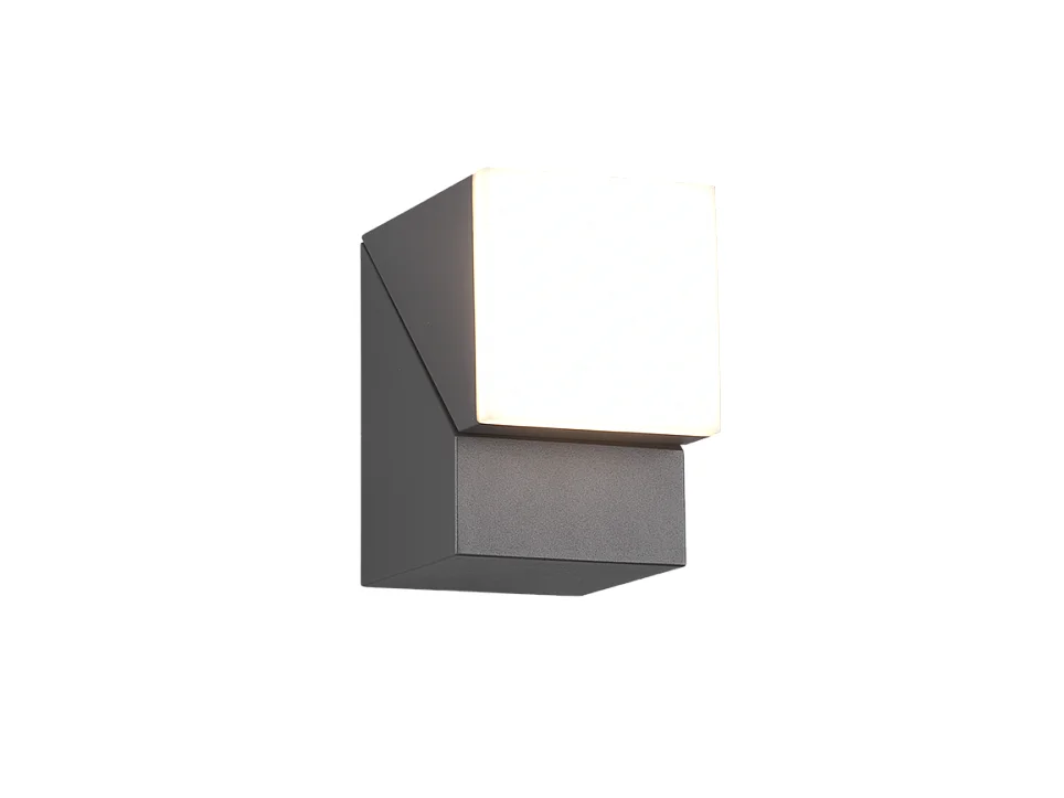 Wandlamp AVON - 0x0x16 cm - Antraciet