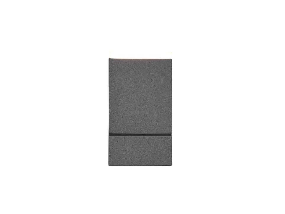 Wandlamp AVON - 0x0x16 cm - Antraciet